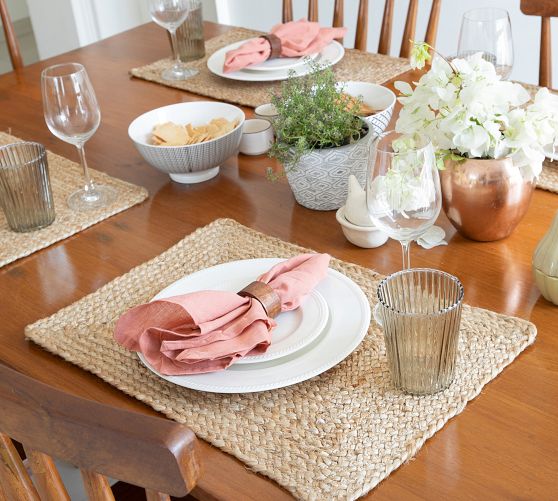 HandBraided Jute Placemats Set of 4 Pottery Barn