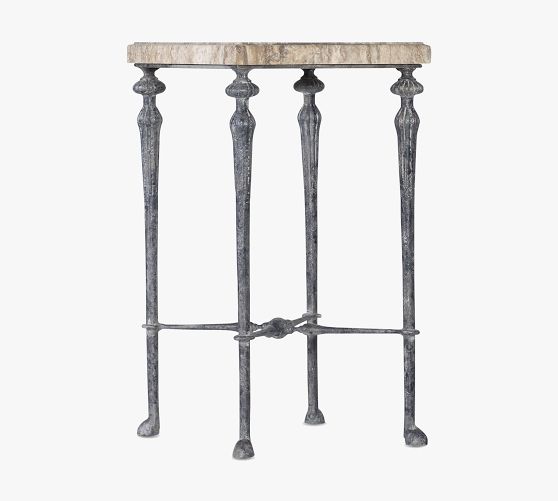 Corrine Metal Accent Table | Pottery Barn