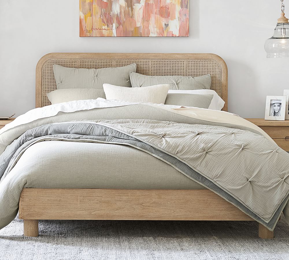 Manzanita Cane Platform Bed | Pottery Barn