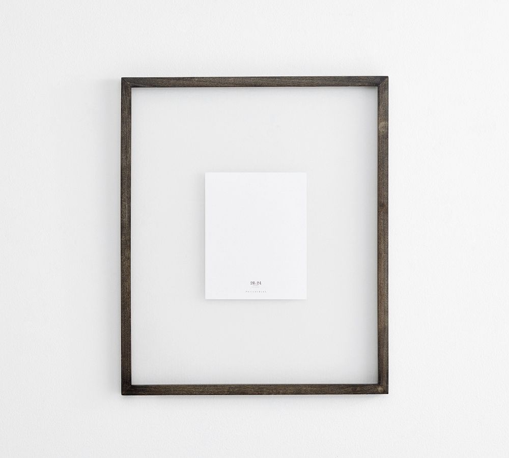 Floating Wood Gallery Frames Pottery Barn