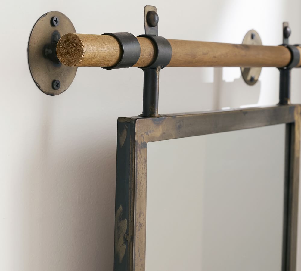 Cooper Wall Mounted Rectangle Wall Mirror Pottery Barn