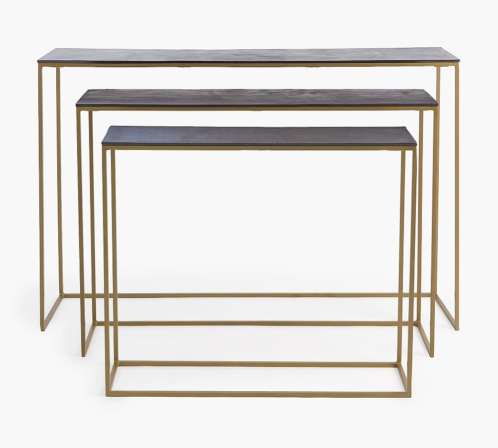 Alroy Nesting Console Tables Pottery Barn