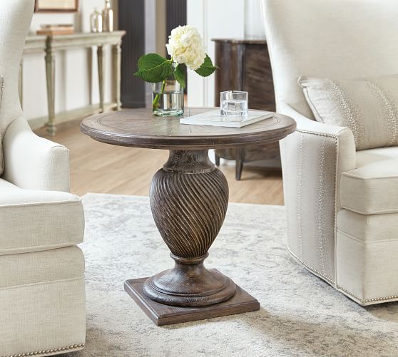 Corrine Round Accent Table | Pottery Barn