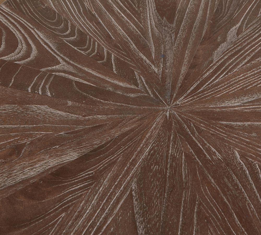 Brockton Metal Wrapped Side Table Pottery Barn