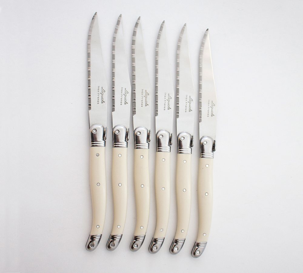 Laguiole Stainless Steel 24Piece Boxed Flatware Set Pottery Barn