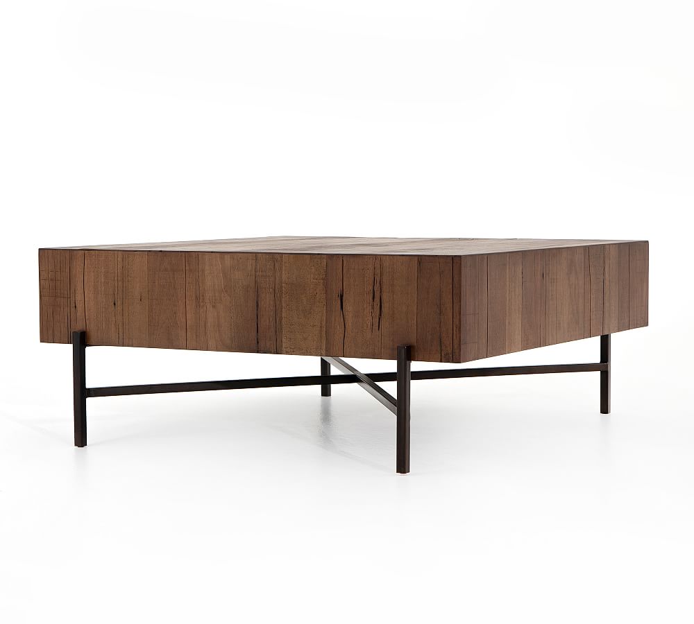 Fargo Square Reclaimed Wood Coffee Table Pottery Barn
