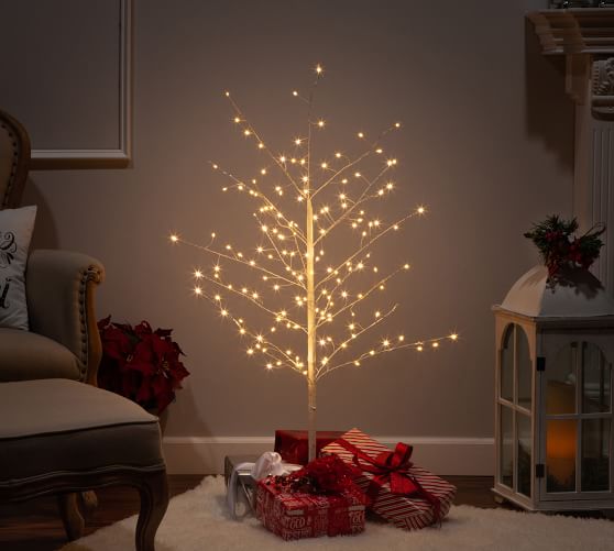 Lit LED White Tree | Pottery Barn