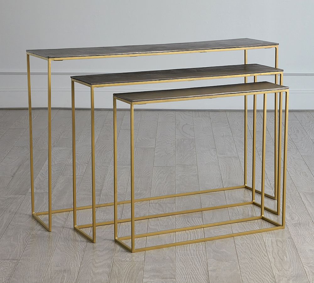 Alroy Nesting Console Tables Pottery Barn