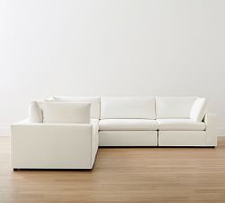 Dream Square Wide Arm Upholstered Modular L-Shaped Sectional