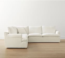 Newport Roll Arm Upholstered 3-Piece L-Shaped Sectional