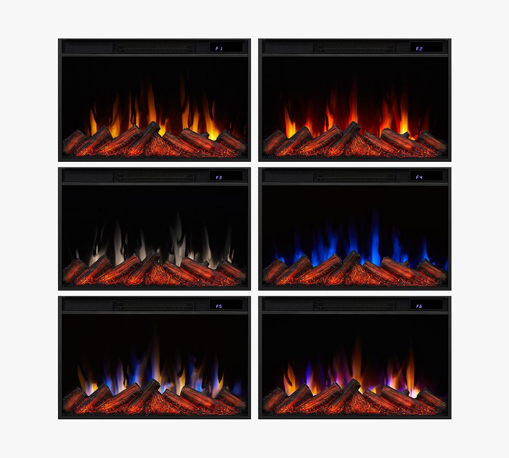 Real Flame® Marcello Slim Electric Fireplace Pottery Barn