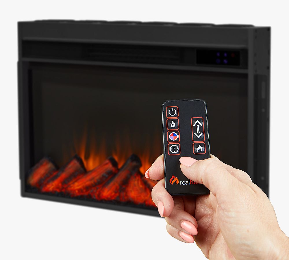 Real Flame® Marcello Slim Electric Fireplace Pottery Barn