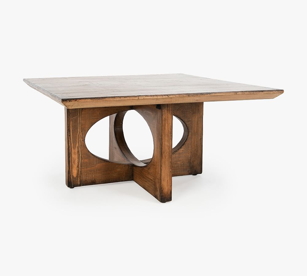 Star Square Reclaimed Wood Coffee Table Pottery Barn
