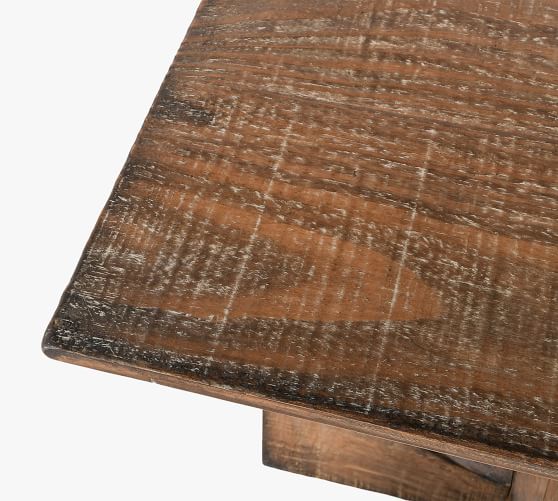 Star Square Reclaimed Wood Coffee Table Pottery Barn