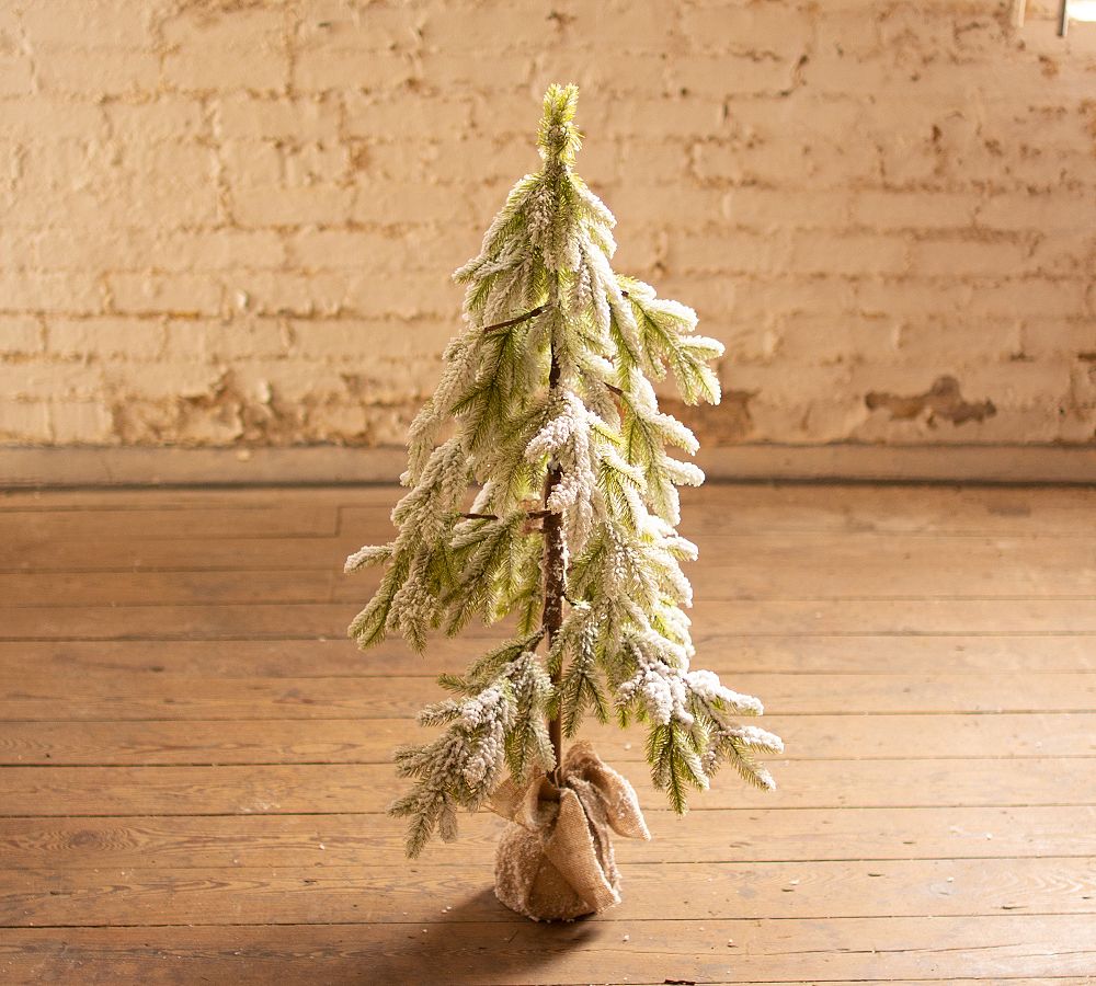 Faux Frosted Christmas Tree Pottery Barn