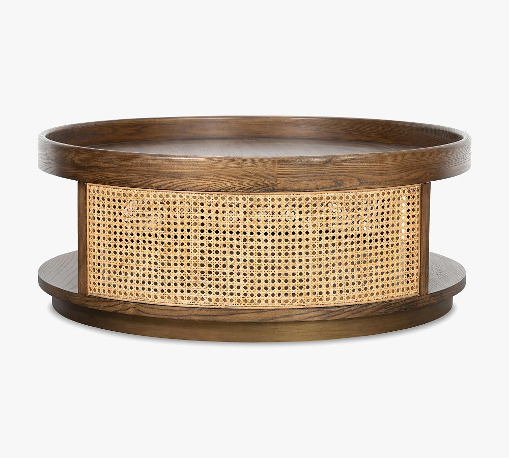 Bebe Round Cane Coffee Table Pottery Barn