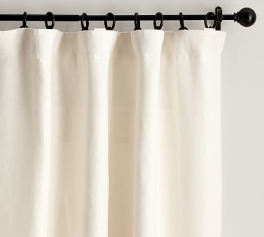 Belgian Linen Curtain Made with Libeco™ | Pottery Barn