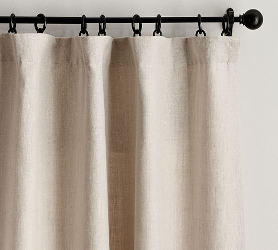 Belgian Linen Curtain Made with Libeco™ Pottery Barn