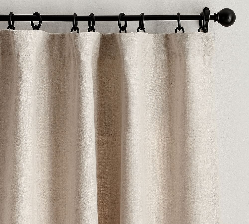 Belgian Linen Curtain Made with Libeco™ | Pottery Barn