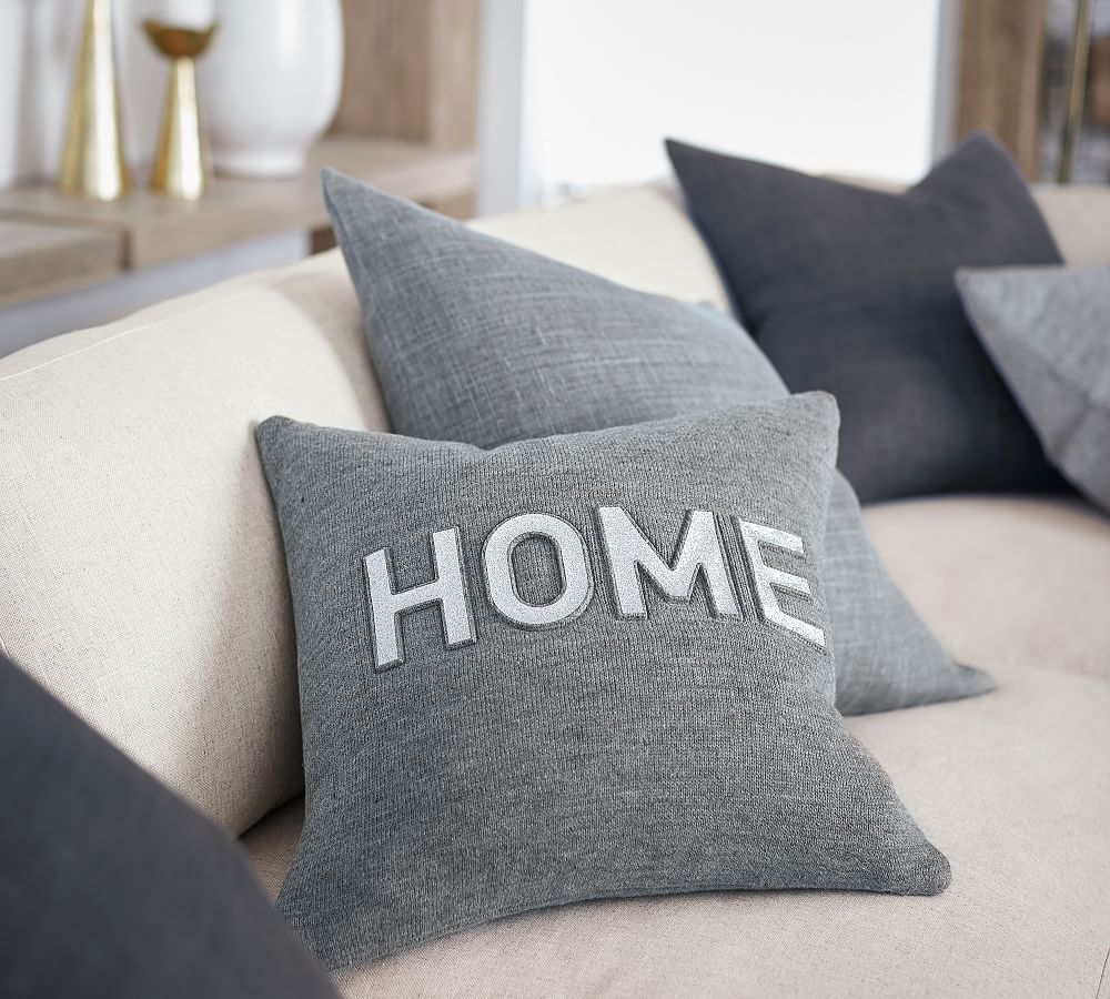 Home Sparkle Knit Throw Pillow Cover Pottery Barn
