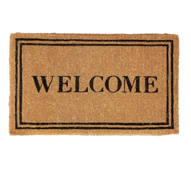 Classic Welcome Doormat | Pottery Barn