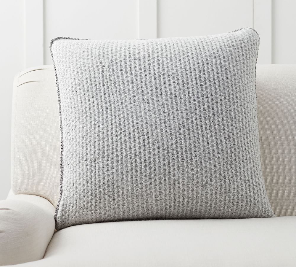 Modern Stripe Gray Throw Pillow Cover Set | Pottery Barn
