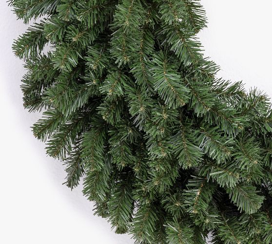 Faux Deluxe Windsor Pine Wreath | Pottery Barn
