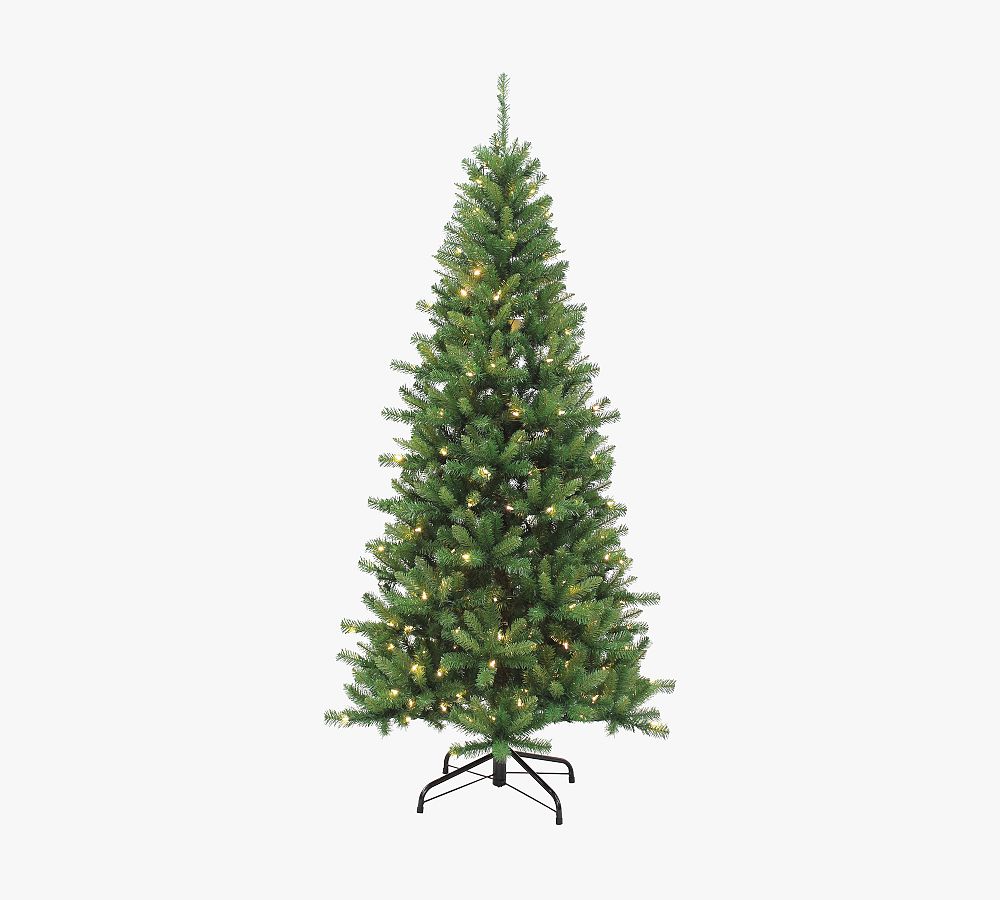 Lit LED Ozark Pine Faux Christmas Tree 7 Ft. Pottery Barn