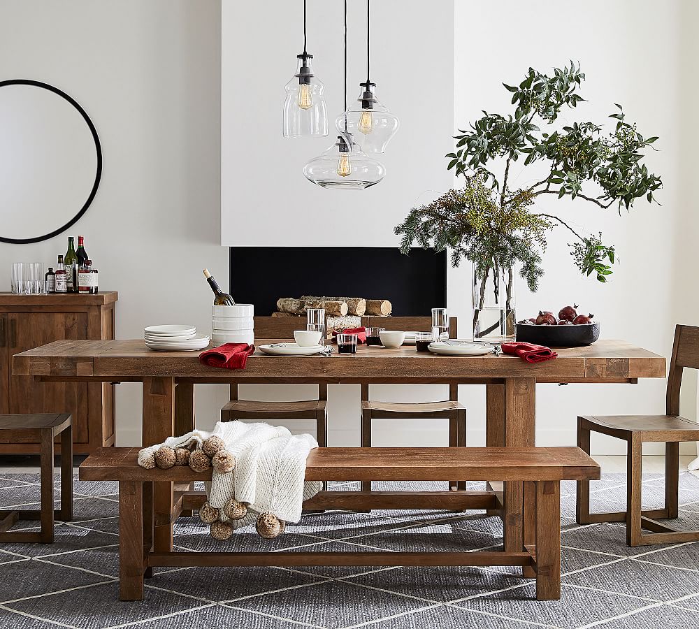 Faux Fur Pom Pom Knitted Throw Blanket Pottery Barn