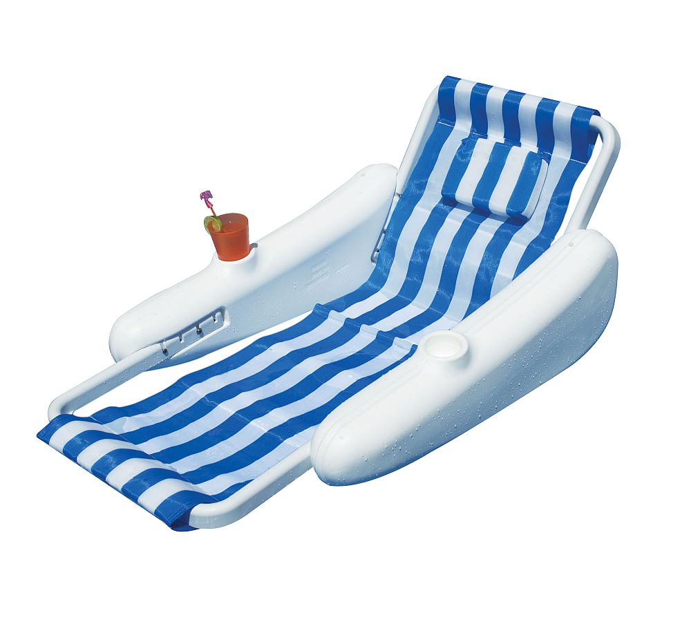 Sunchaser Sling Floating Pool Lounger Pottery Barn