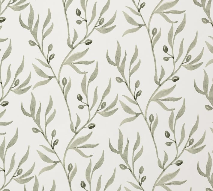 Shop Travelers Palm Tropical Sage Green Australian Made Wallpaper Online   Olive et Oriel