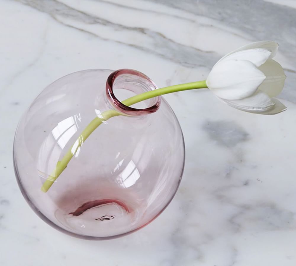Recycled Glass Sphere Bud Vase Pottery Barn