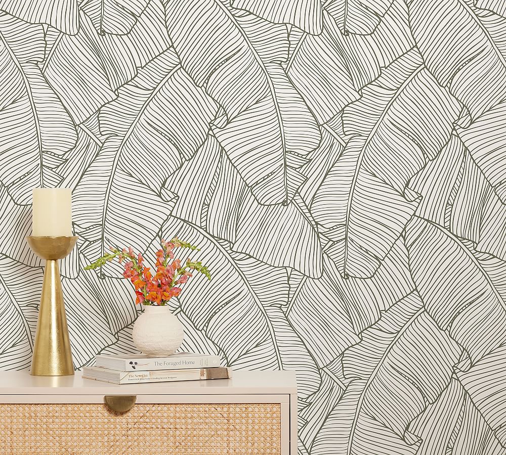 Tempaper Birds of Paradise Rainforest Green Peel and Stick Wallpaper 56  sq ft in the Wallpaper department at Lowescom