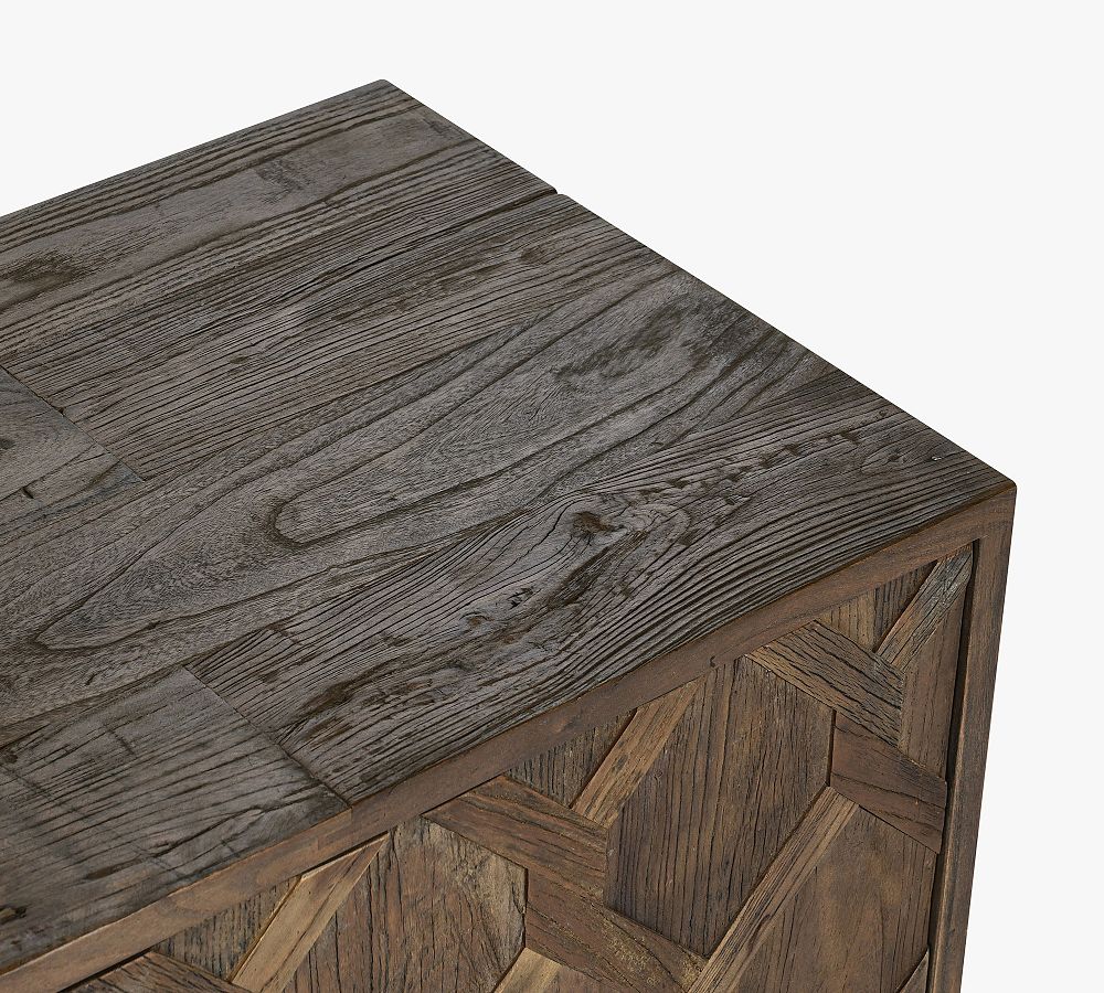 Millie Reclaimed Wood Media Console Pottery Barn