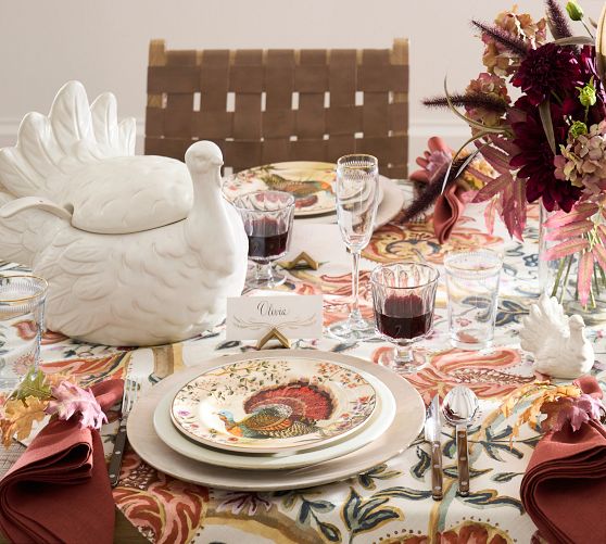 Rustic Turkey Shaped Stoneware Tureen | Pottery Barn