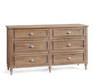 Astoria Reclaimed Wood 6-Drawer Dresser | Pottery Barn