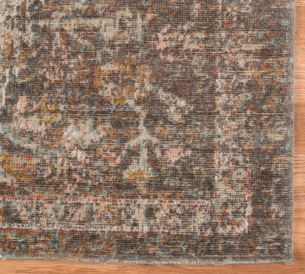 Multi Duvall Synthetic Rug Patterned Rugs Pottery Barn