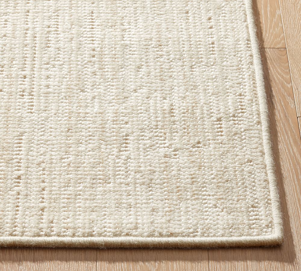 Custom Boucle Wool Rug Pottery Barn