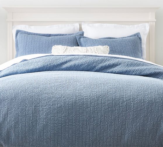 Honeycomb Cotton Duvet Cover | Pottery Barn