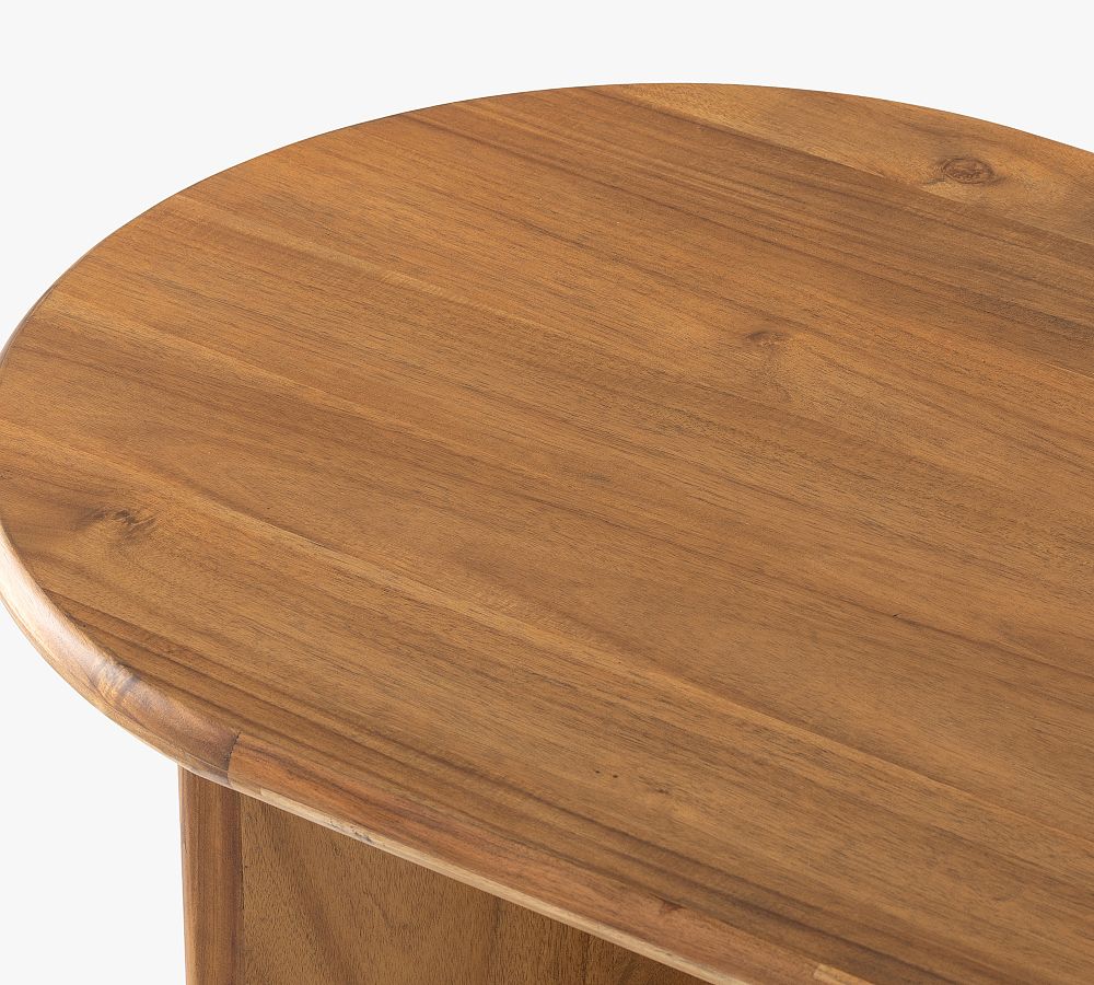 Naples Oval Coffee Table Pottery Barn