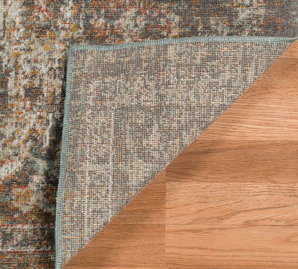 Multi Duvall Synthetic Rug Patterned Rugs Pottery Barn