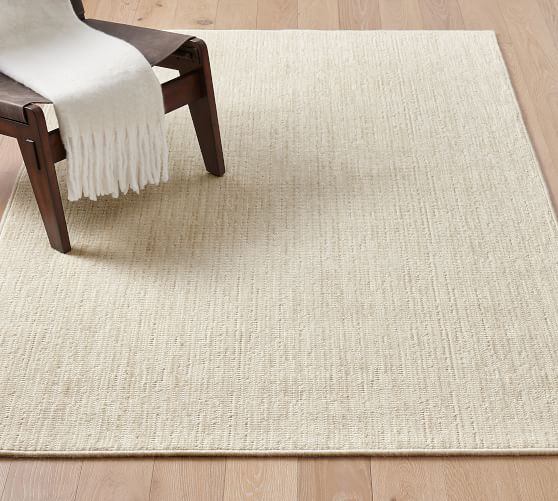 Custom Boucle Wool Rug Pottery Barn