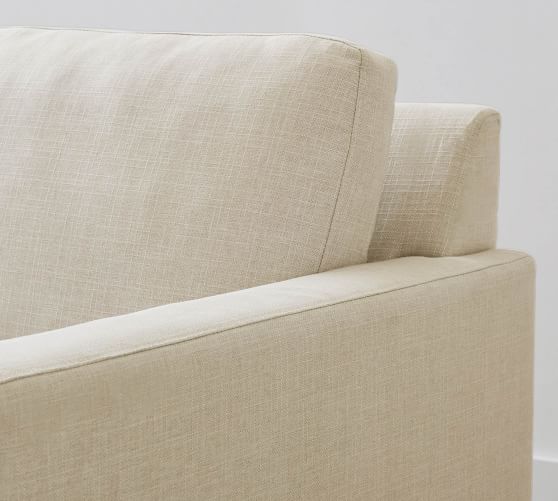 Sanford Square Arm Upholstered Sofa with Reversible Storage Chaise ...