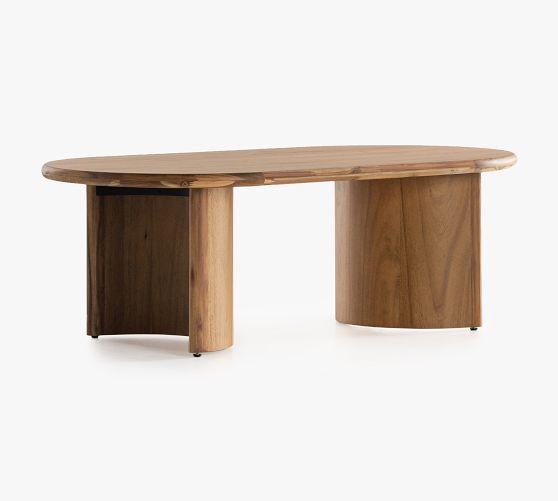 Naples Oval Coffee Table Pottery Barn