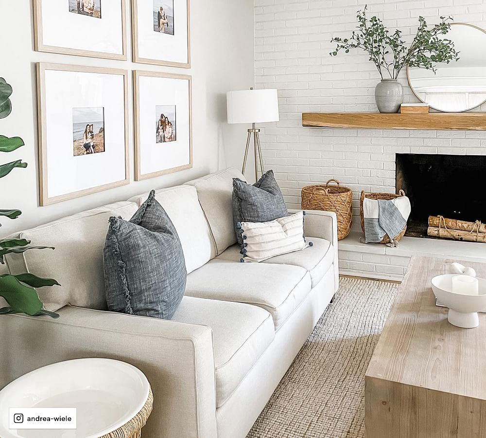 Buchanan Square Arm Upholstered Sofa Pottery Barn