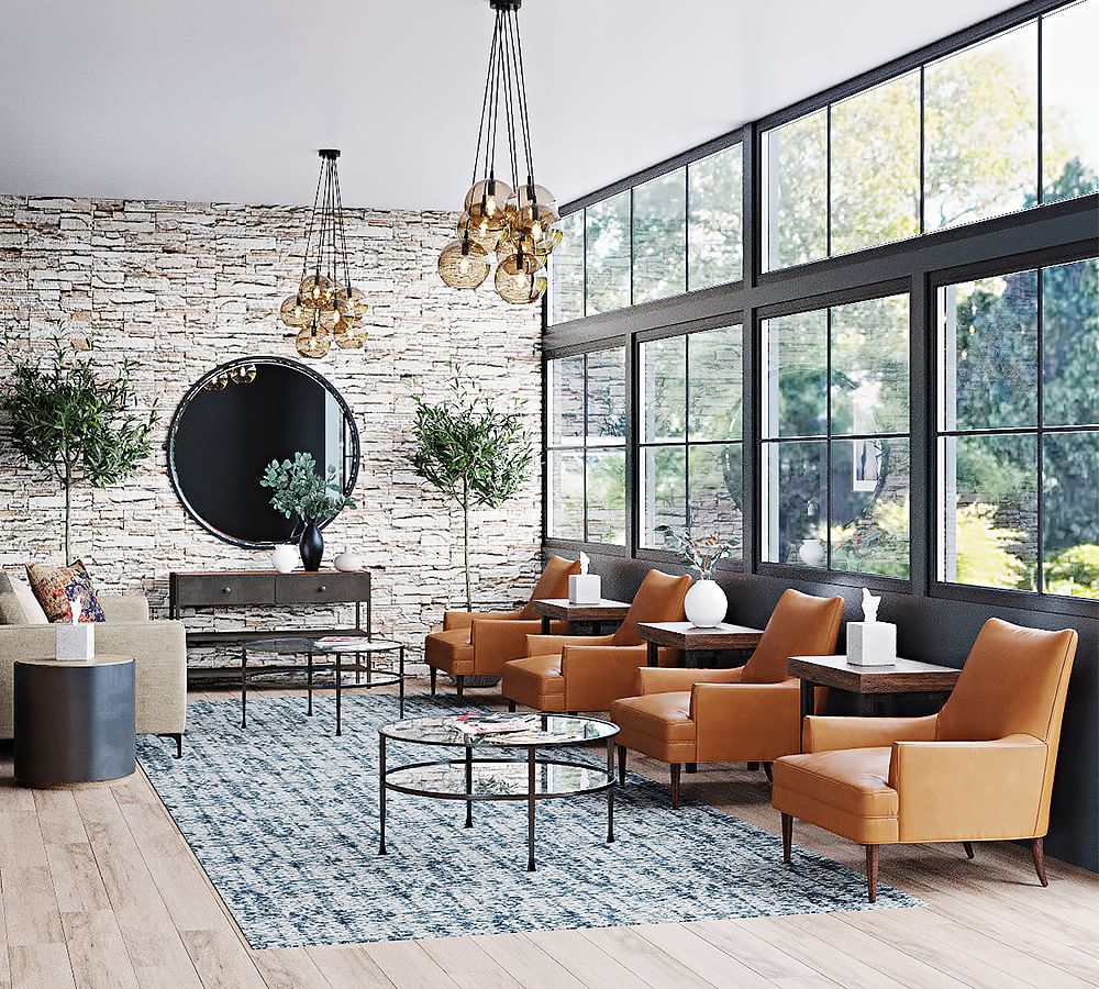 Griffin Rectangular Reclaimed Wood End Table Pottery Barn