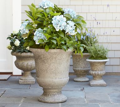Chateau Traditional Urn Outdoor Planters | Pottery Barn