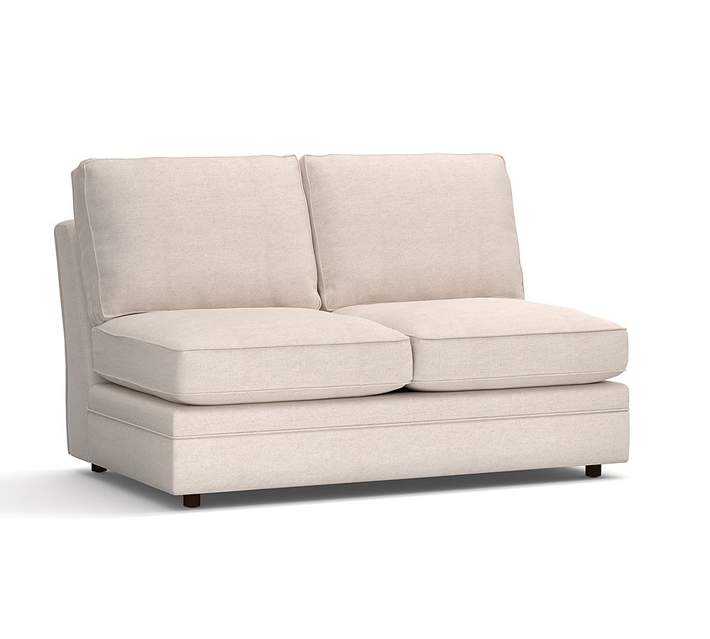 Build Your Own Pearce Roll Arm Upholstered Sectional Pottery Barn