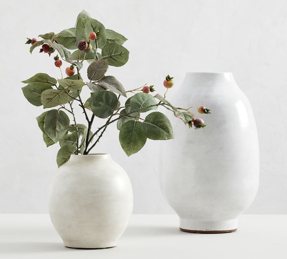 pottery barn flower vase