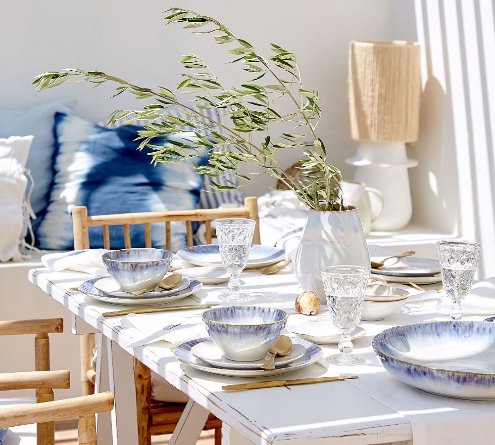 Costa Nova Brisa Stoneware Soup Bowls Set of 4 Pottery Barn